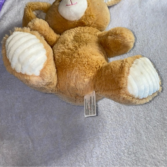 Spark Create Imagine Bunny 10" Plush Toy Ribbed Ears Stuffed Rattle Crinkle Fun - Picture 3 of 10